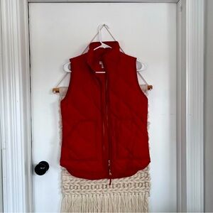 JCrew quilted vest